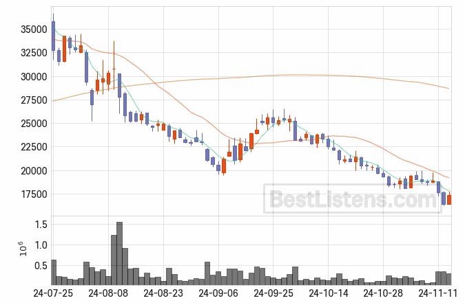 [114840] 아이패밀리에스씨 주가 전망 자료 : 일봉 차트 2024.11.13