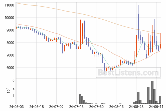 [290560] 신시웨이 주가 전망 자료 : 일봉 차트 2024.09.13