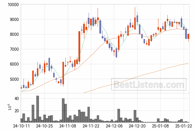 [365330] 에스와이스틸텍 주가 전망 자료 : 일봉 차트 2025.01.24